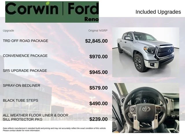 Used 2019 Silver Sky Metallic Toyota SR5 image 3