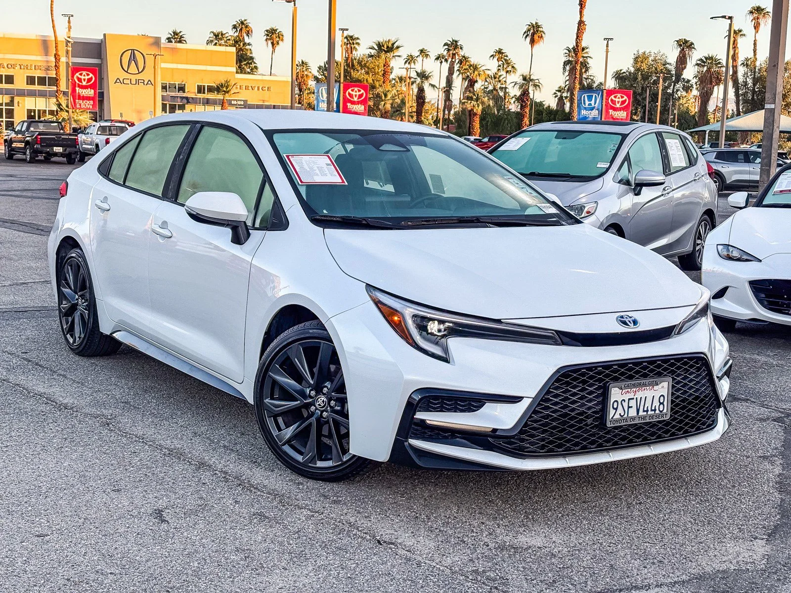 Certified Used 2025 Wind Chill Pearl Toyota Hybrid LE image 1