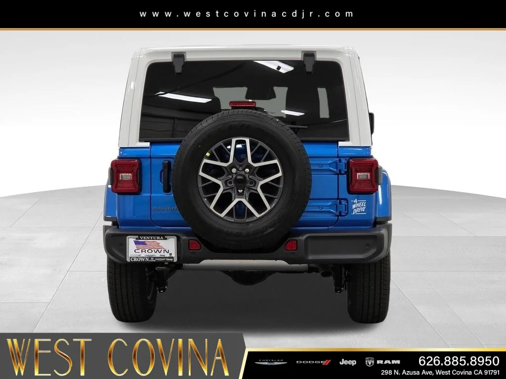 New 2026 Hydro Blue Pearl-Coat Exterior Paint Jeep Sahara image 6