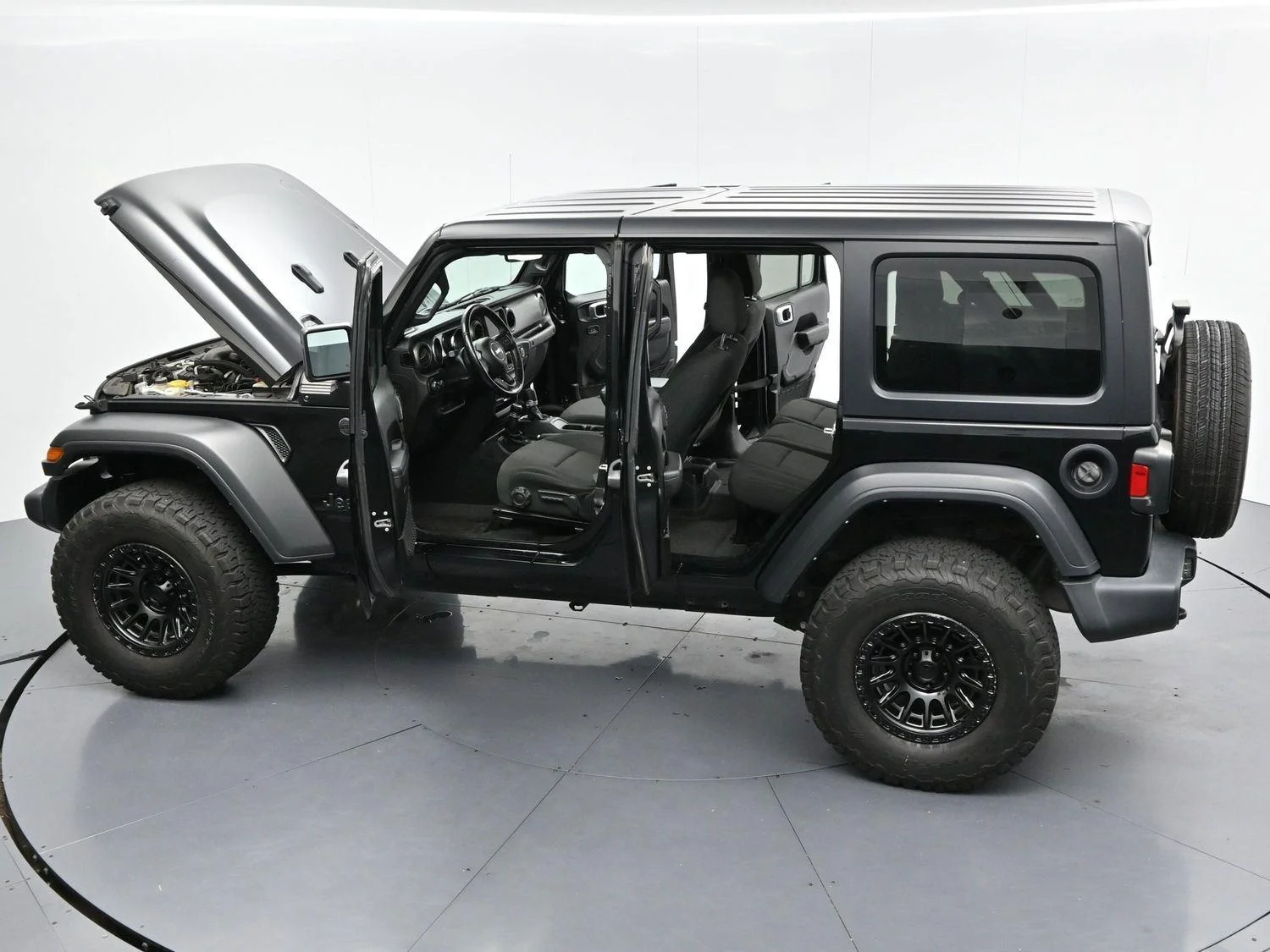 Used 2022 Black Clearcoat Jeep Unlimited Sport S image 32
