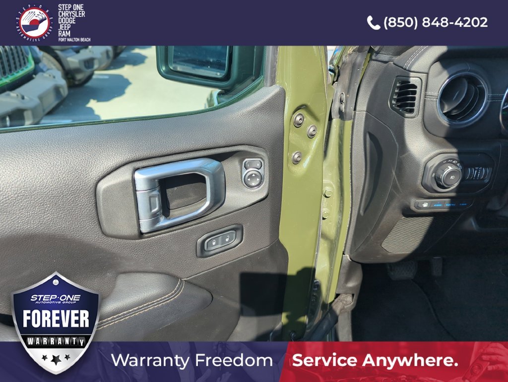 Used 2022 Green Jeep Unlimited Sahara 4xe image 18