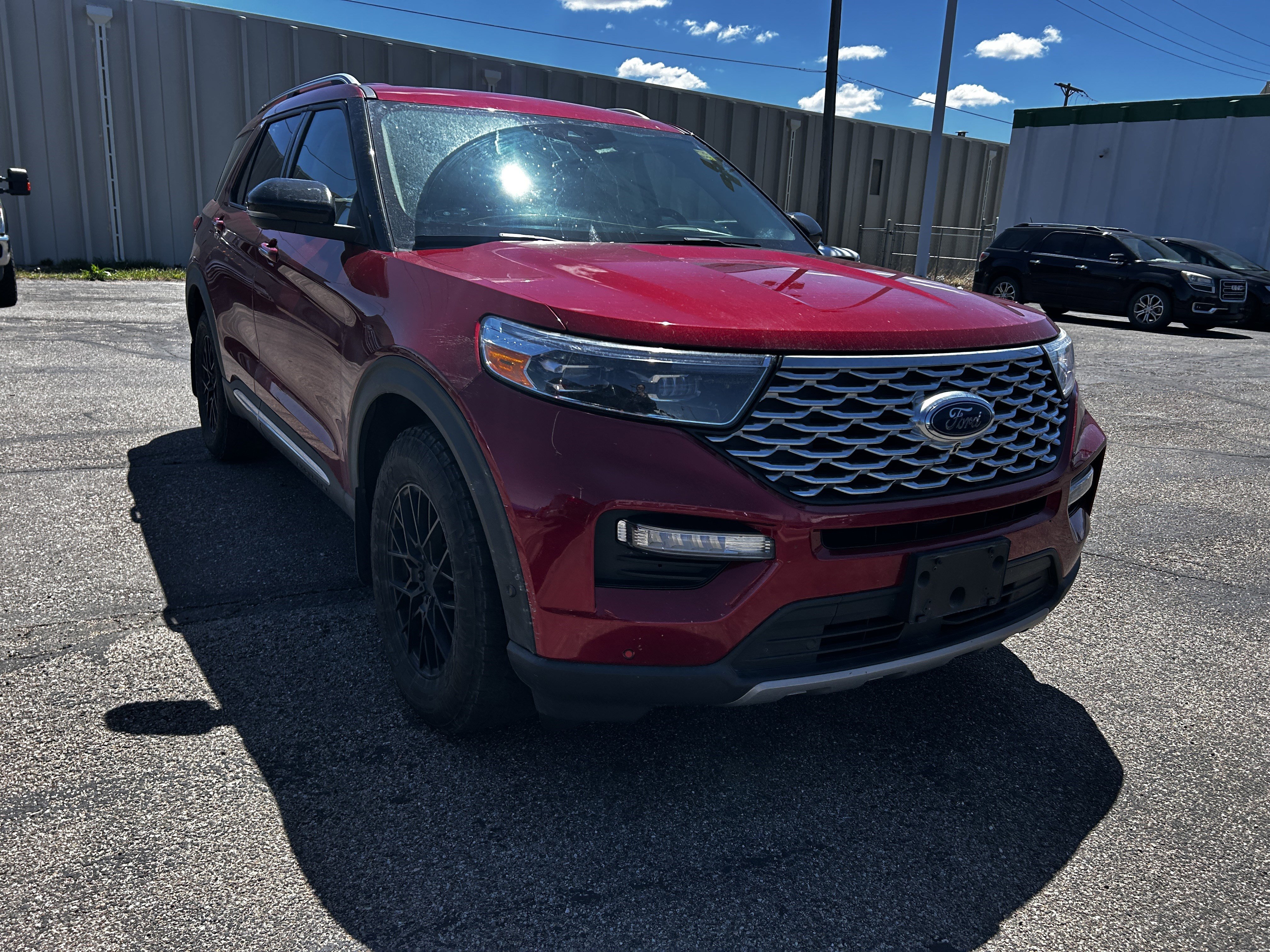 Used 2022 Red Metallic Ford Platinum image 7