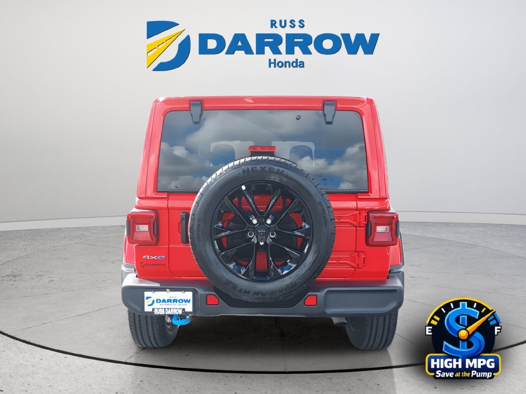 Used 2024 Red Jeep Sahara 4xe image 4