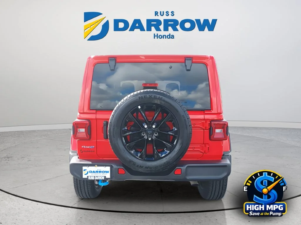 Used 2024 Red Jeep Sahara 4xe image 4