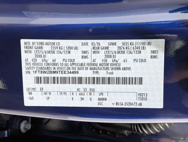 New 2026 Argon Blue Metallic Ford F-250® King Ranch® image 75