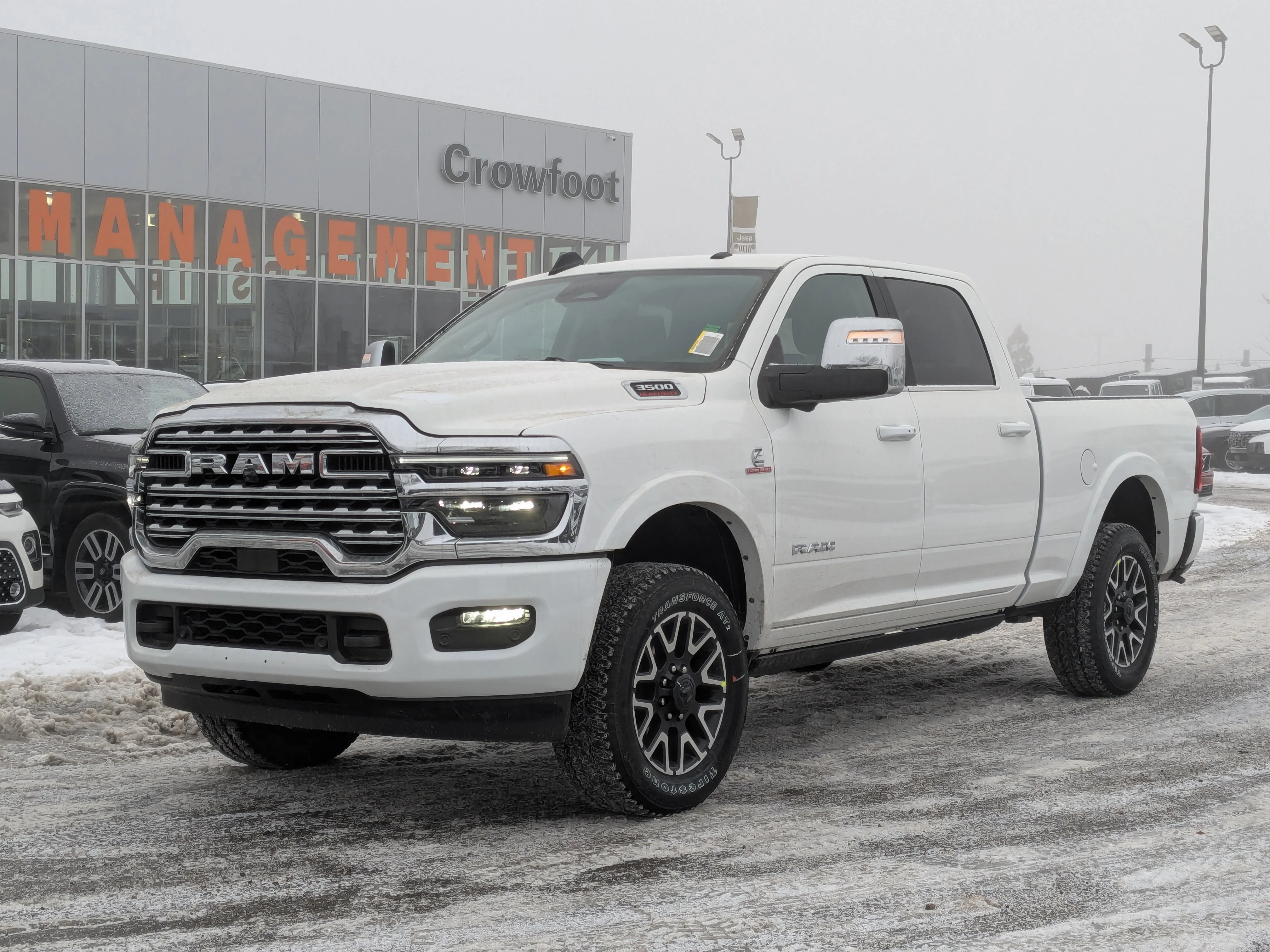New 2026 White RAM Limited Longhorn - BISON BROWN PREMIUM LEATHER - LONGHORN LEVEL 1 EQUIP - 5TH W & GN PREP & MORE! image 4