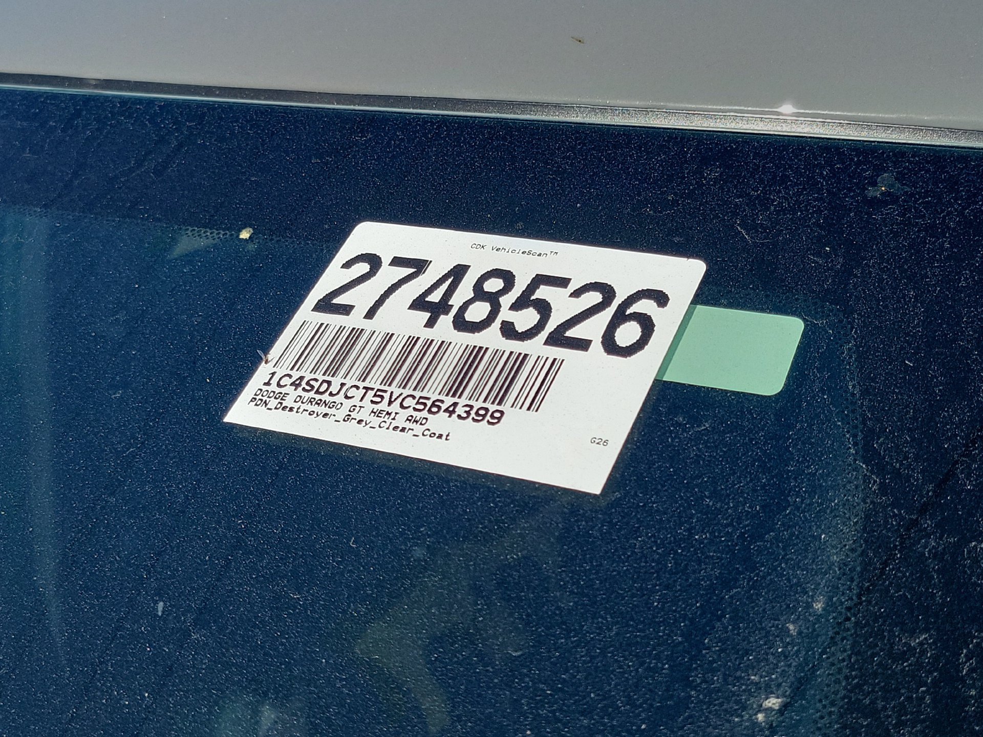 New 2027 Destroyer Gray Clear-Coat Paint Dodge GT image 5