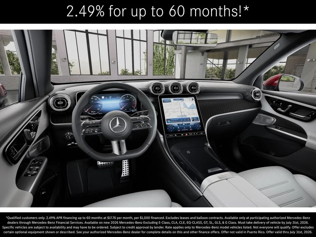New 2026 MANUFAKTUR Patagonia Red Metallic Mercedes-Benz GLC 300 image 3