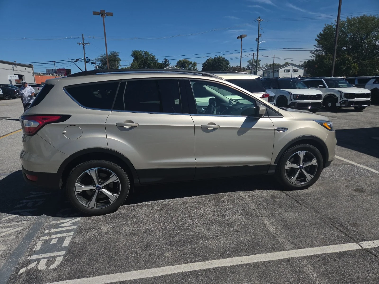 Used 2017 Gold Ford SE image 4