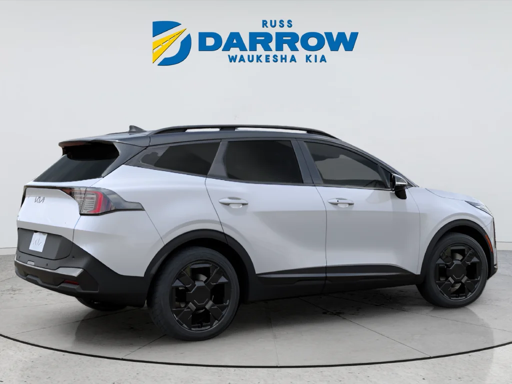 New 2027 Glacial White Pearl / Black Ro Kia X-Line image 4