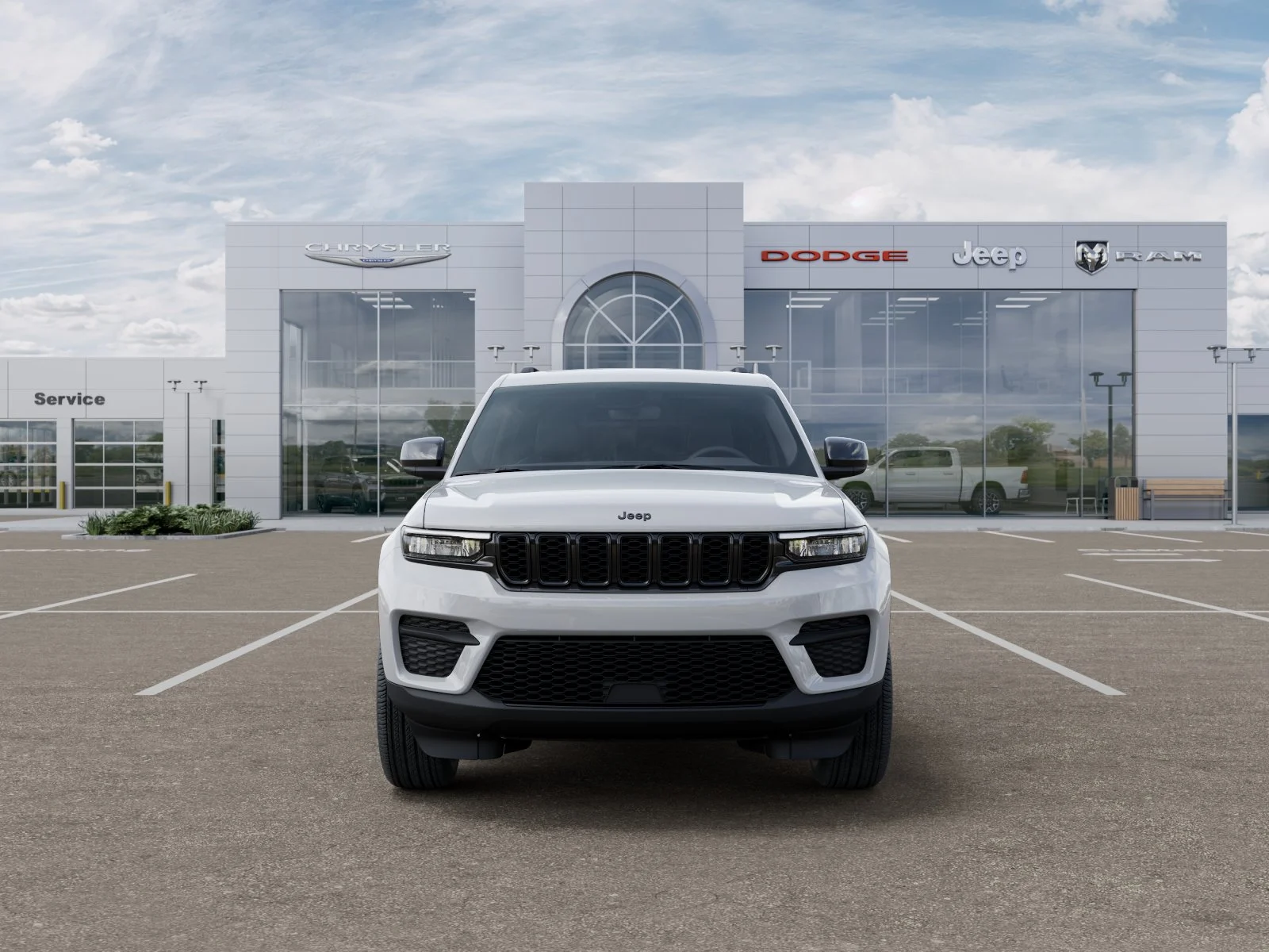 New 2025 Bright White Clear-Coat Exterior Paint Jeep Laredo image 32
