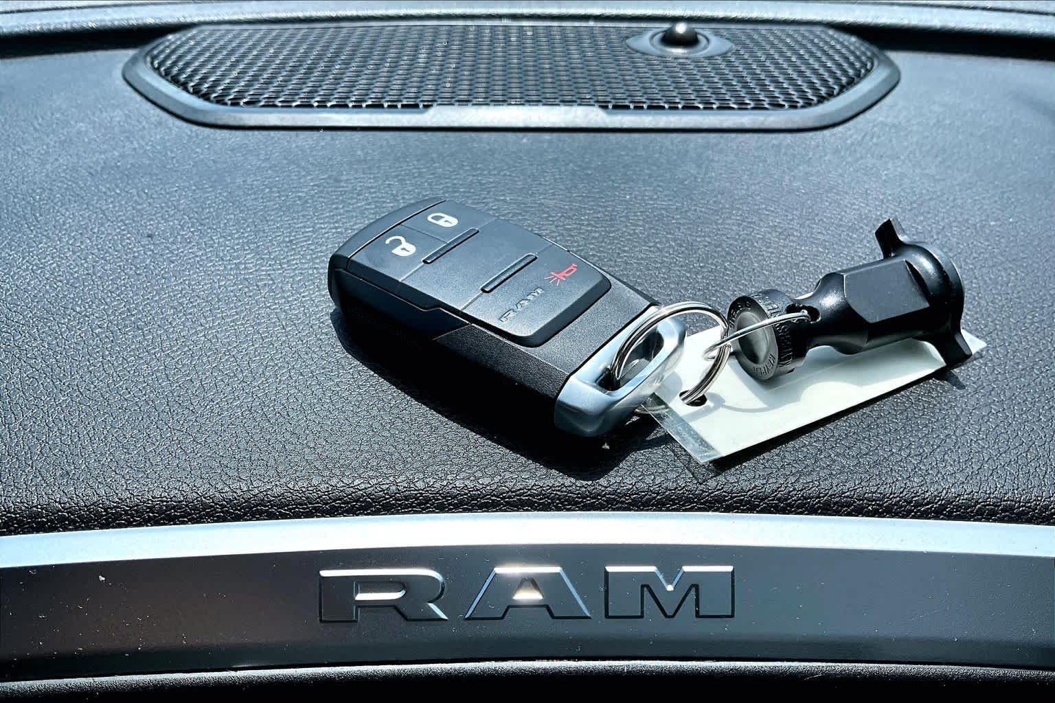 Used 2024 Diamond Black Crystal Pearlcoat Ram Big Horn image 15