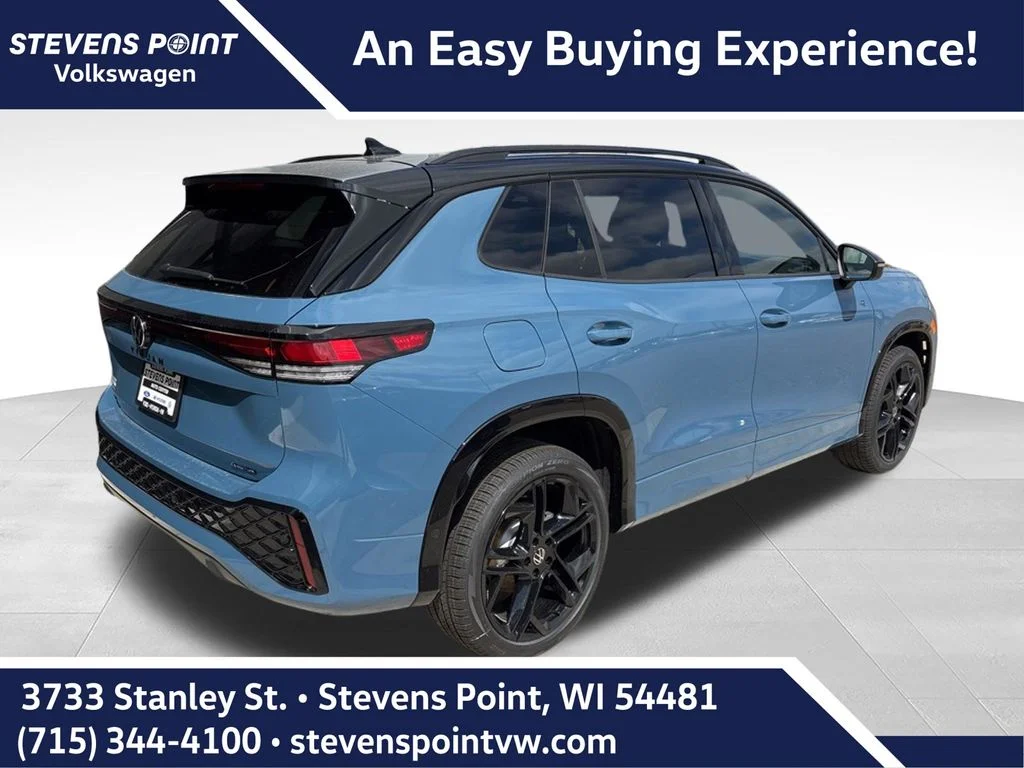 New 2026 Monterey Blue w/Deep Black Roof Volkswagen 2.0T SE R-Line Black image 3