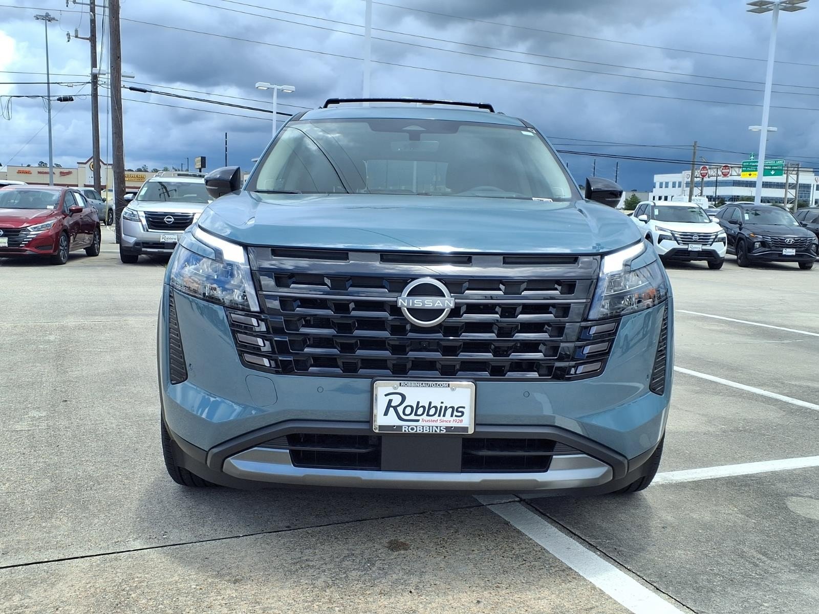 2026 Nissan Pathfinder Platinum Green at Robbins Nissan