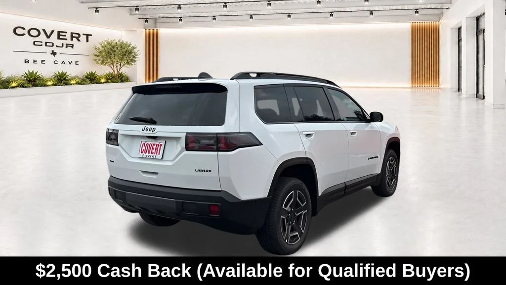 New 2026 Bright White Clear-Coat Exterior Paint Jeep Laredo image 10