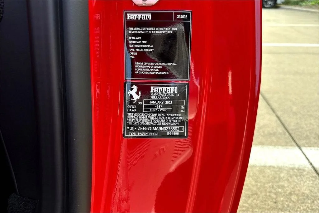 Certified Used 2022 Rosso Corsa Ferrari  image 17