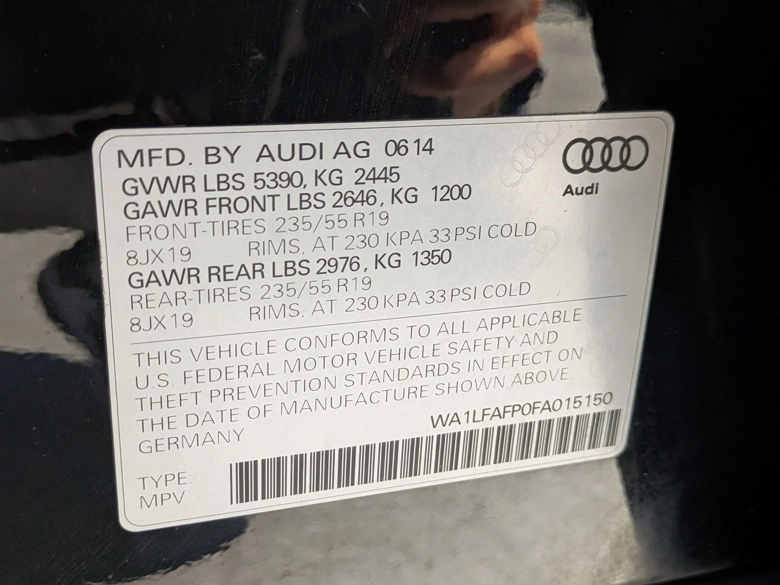 Used 2015 Black Audi 2.0T Premium Plus image 17