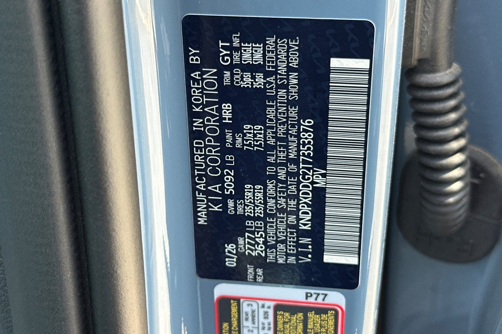 New 2026 Blue Kia SX-Prestige image 28