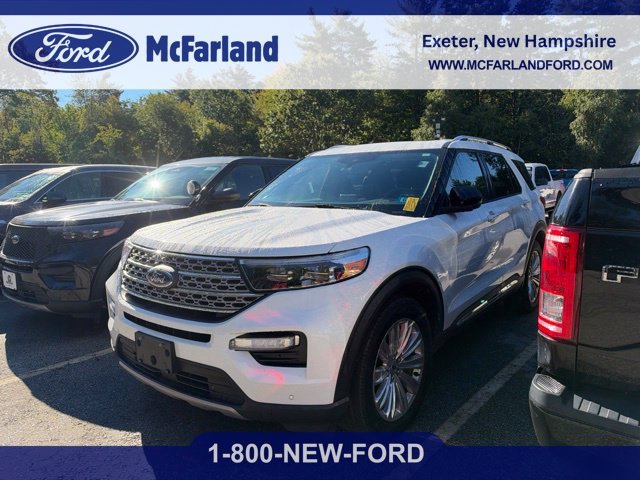 Used 2023 White Metallic Ford Limited image 1