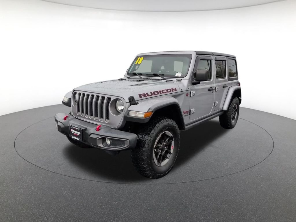 Certified Used 2018 Silver Jeep Unlimited Rubicon image 17