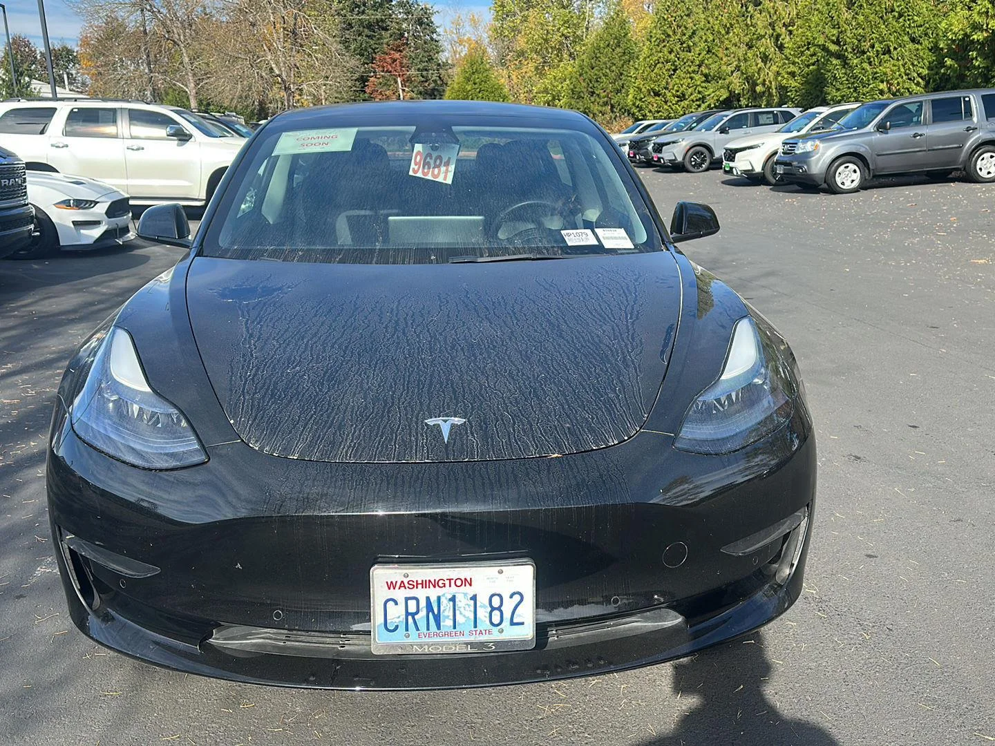 Used 2021 Solid Black Tesla Long Range image 7