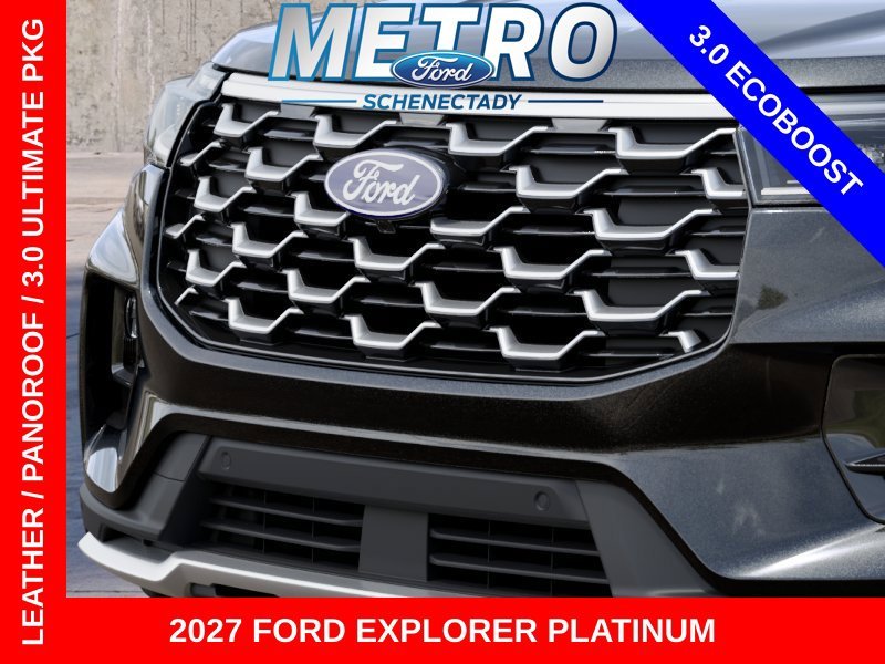 New 2027 Agate Black Metallic Ford Platinum image 17