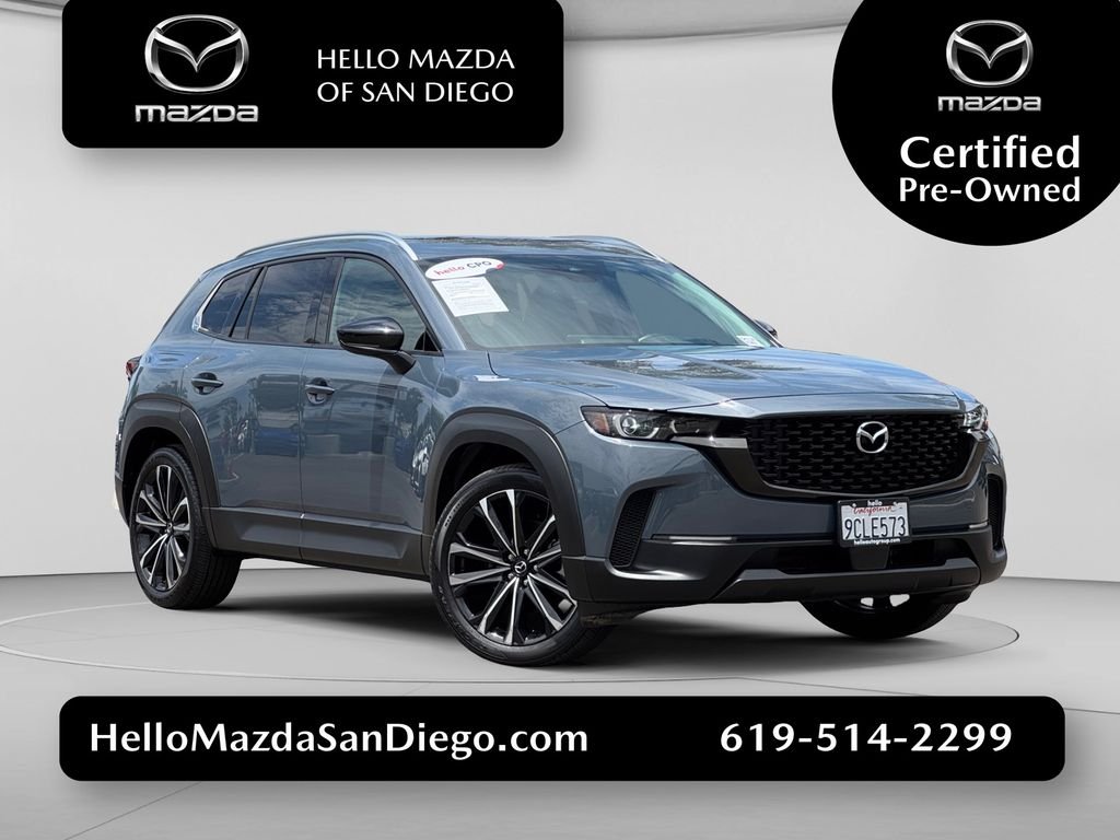 Certified Used 2023 Gray Metallic Mazda 2.5 S Premium Plus Package image 1