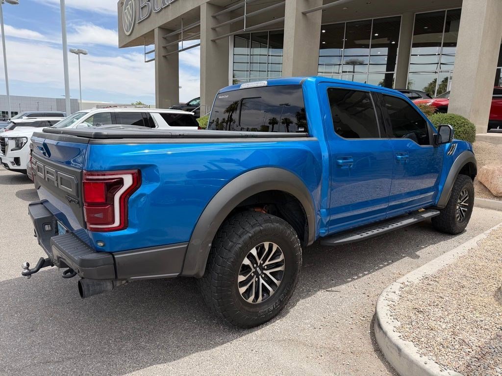 Used 2019 Velocity Blue Metallic Ford Raptor image 4