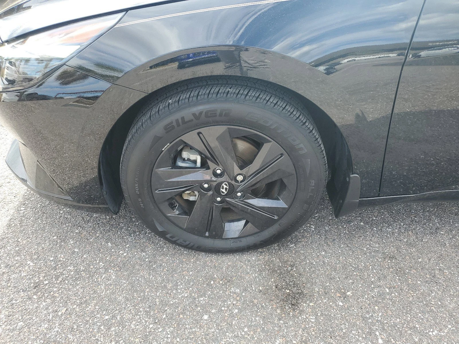 Used 2021 Phantom Black Hyundai Blue image 8