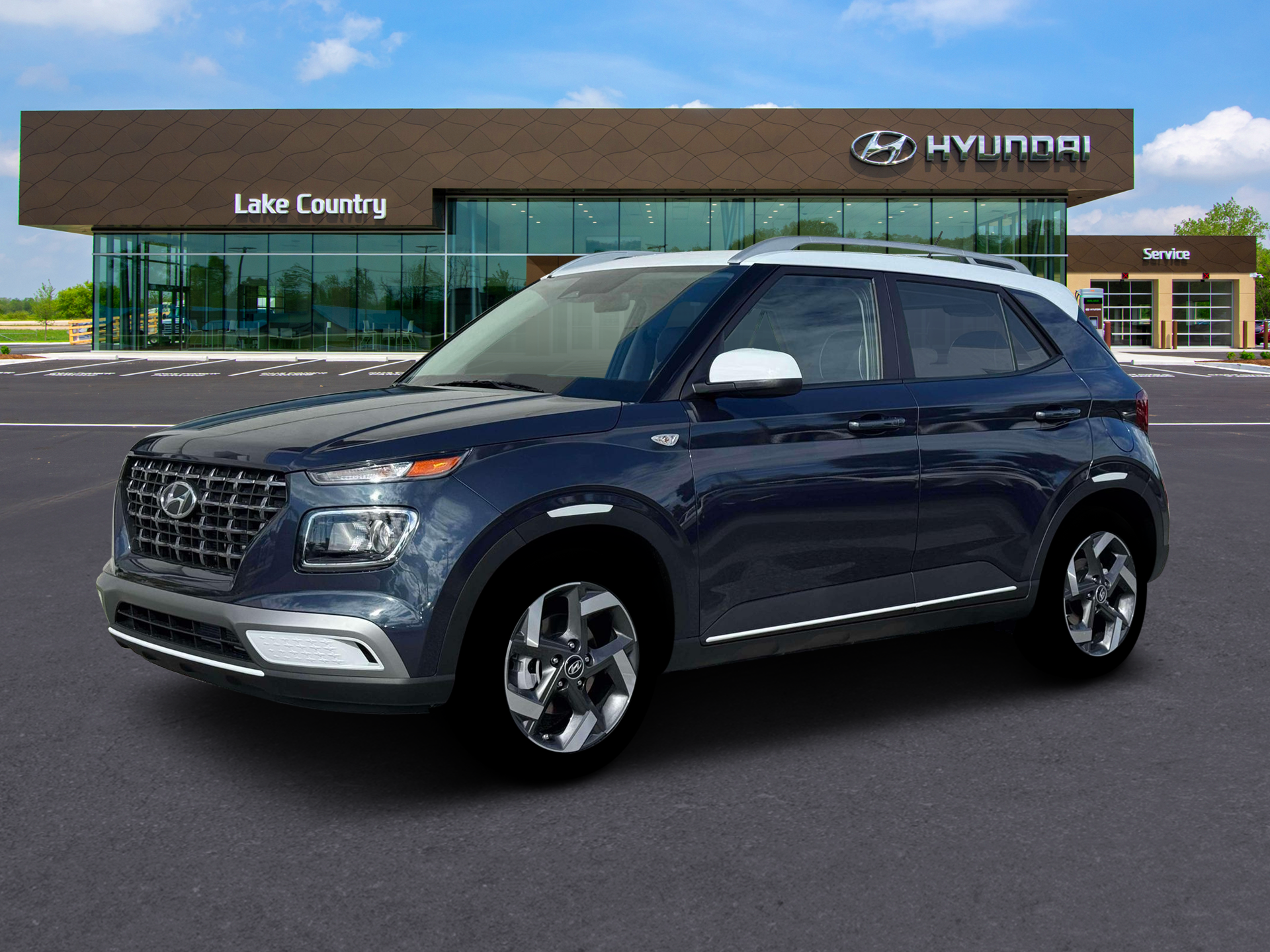 New 2026 White Hyundai SEL w/Two-Tone Roof image 2