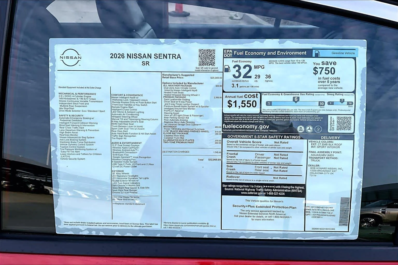 New 2026 Energetic Ember/Super Black Nissan SR image 19