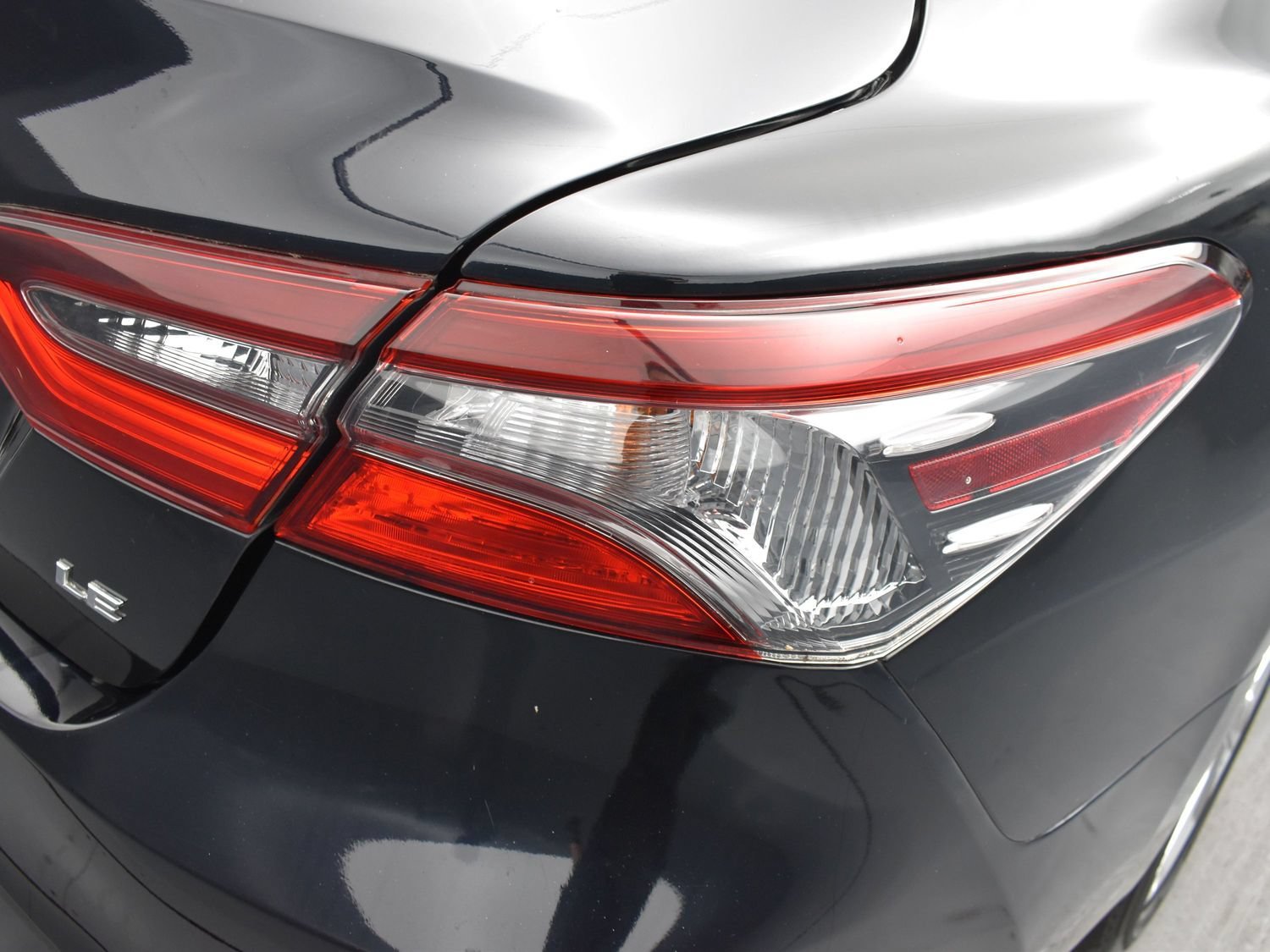 Used 2021 Midnight Black Metallic Toyota LE image 7