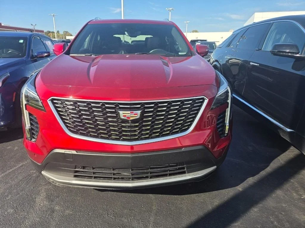 Used 2023 Radiant Red Tintcoat Cadillac AWD Premium Luxury image 2