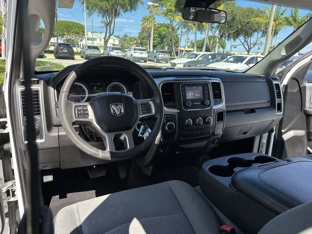 Used 2022 Bright White Clearcoat Ram SLT image 35