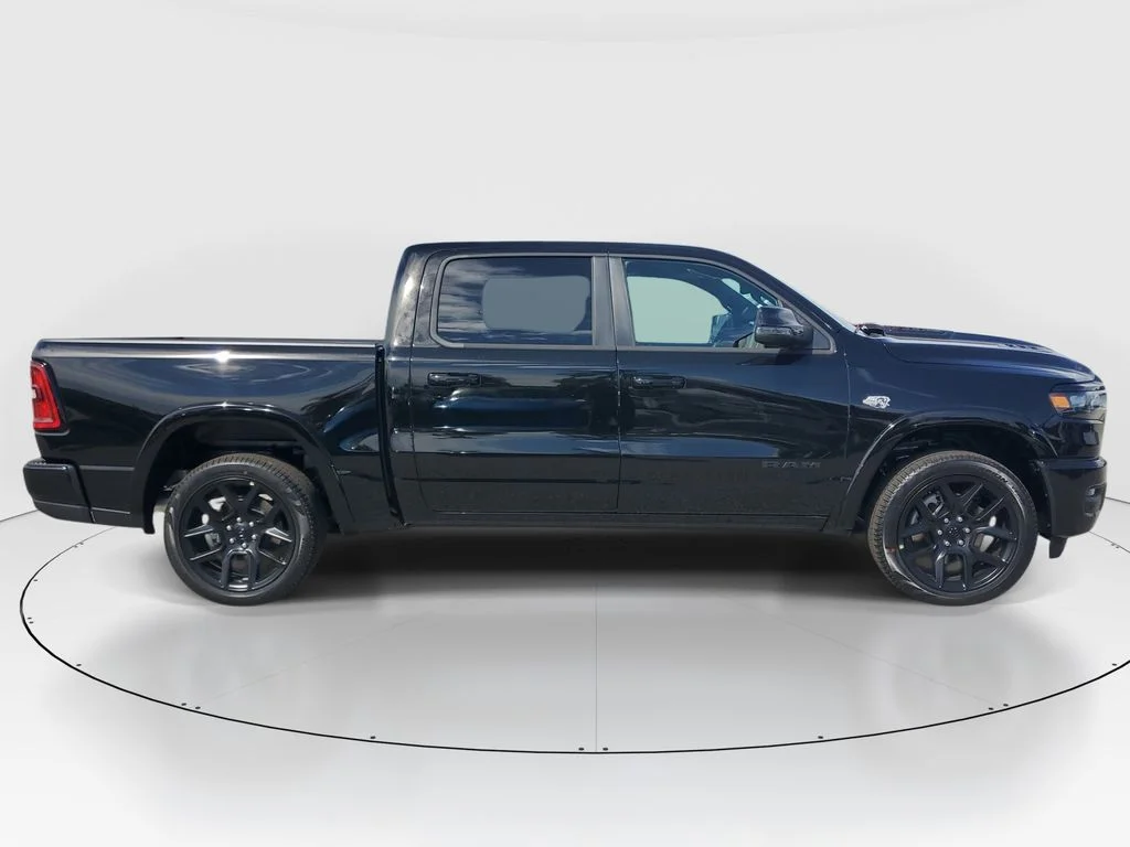 New 2026 Diamond Black Crystal Pearl-Coat Exterior Paint RAM Laramie image 2
