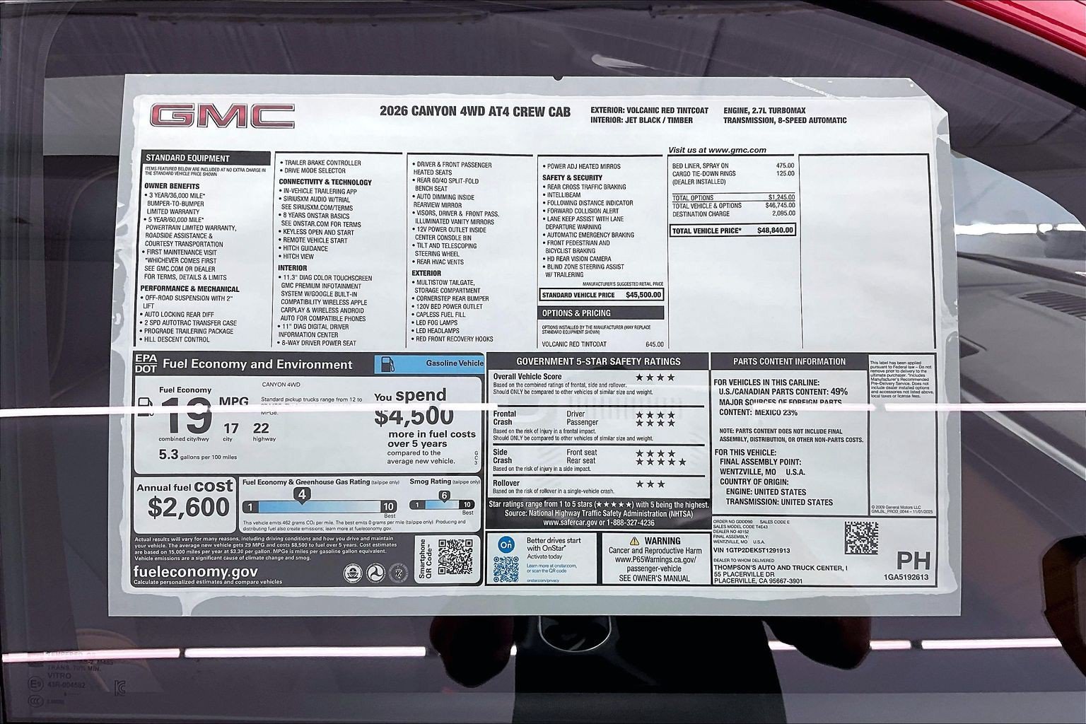 2026 GMC Canyon AT4 - Photo 21