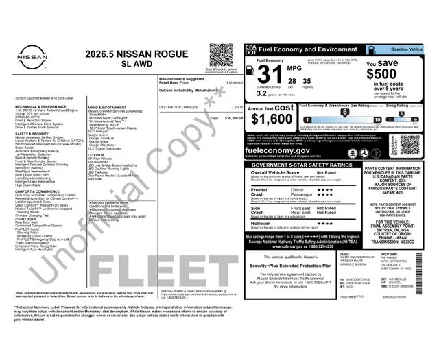 Used 2026 Gray Nissan SL image 8