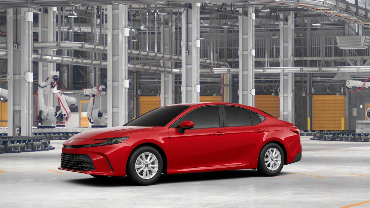 New 2026 Supersonic Red Toyota LE image 2