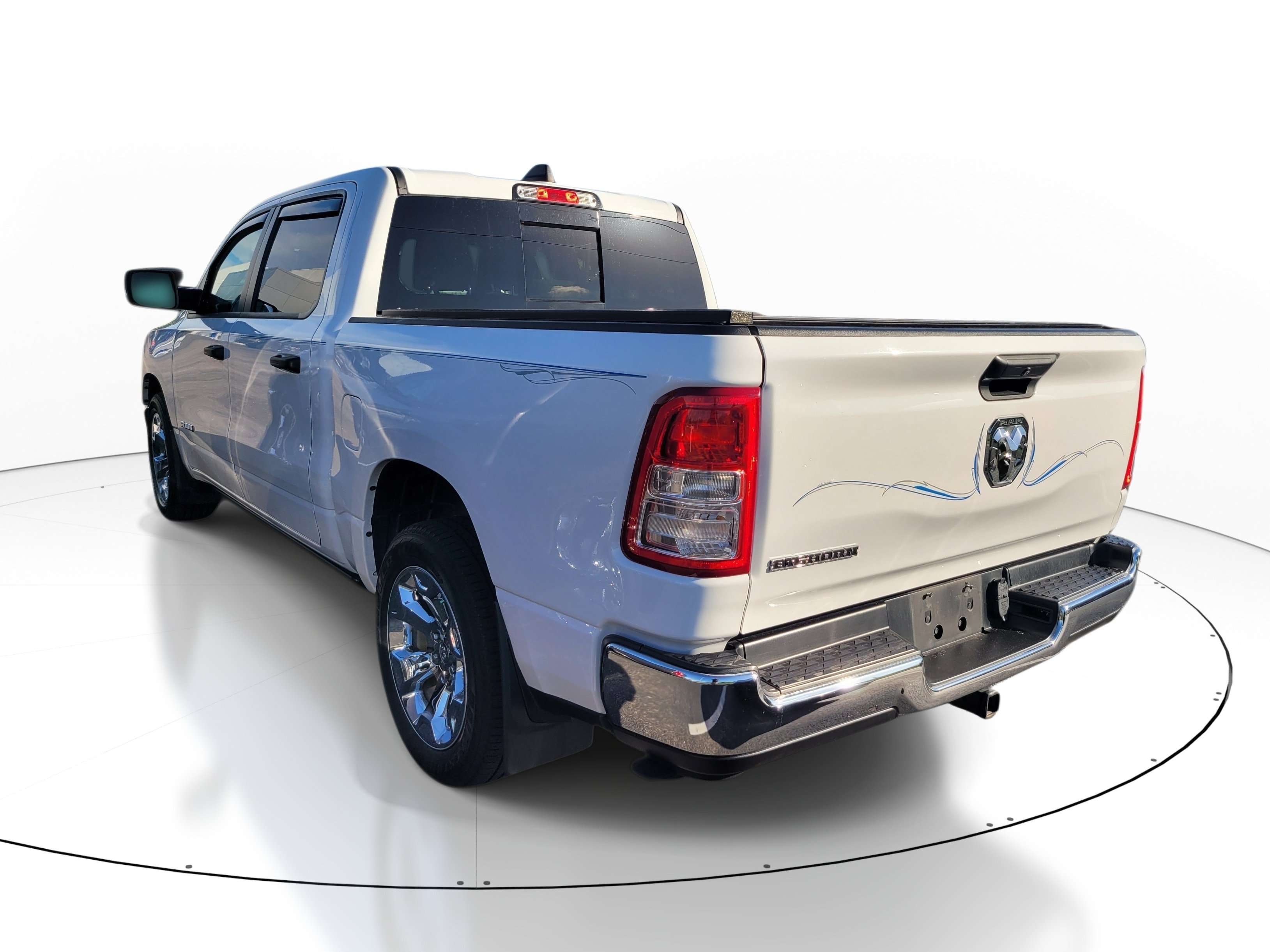 Used 2023 Bright White Clearcoat Ram Big Horn image 6
