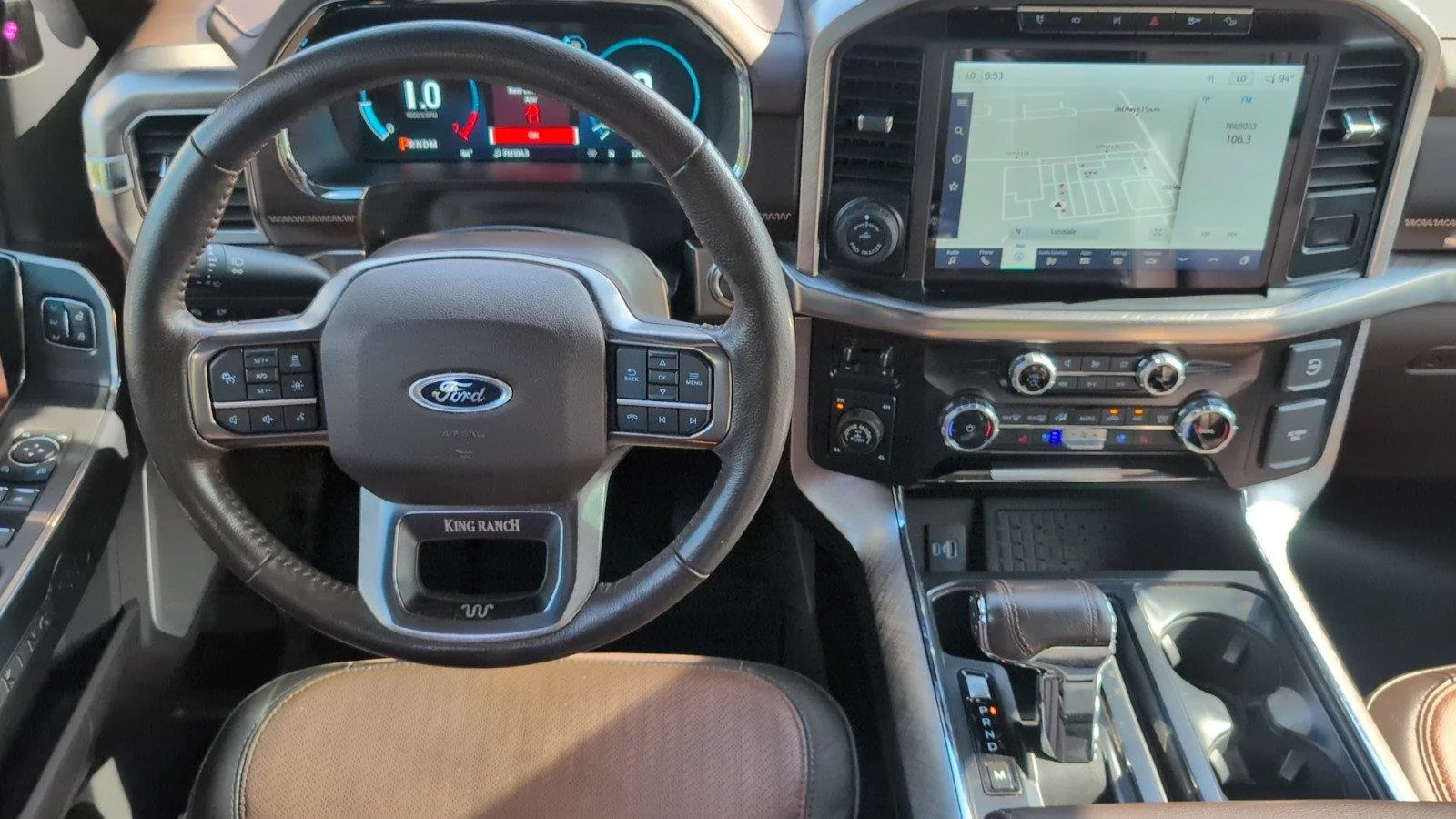 Used 2023 Antimatter Blue/Stone Gray Ford King Ranch image 35