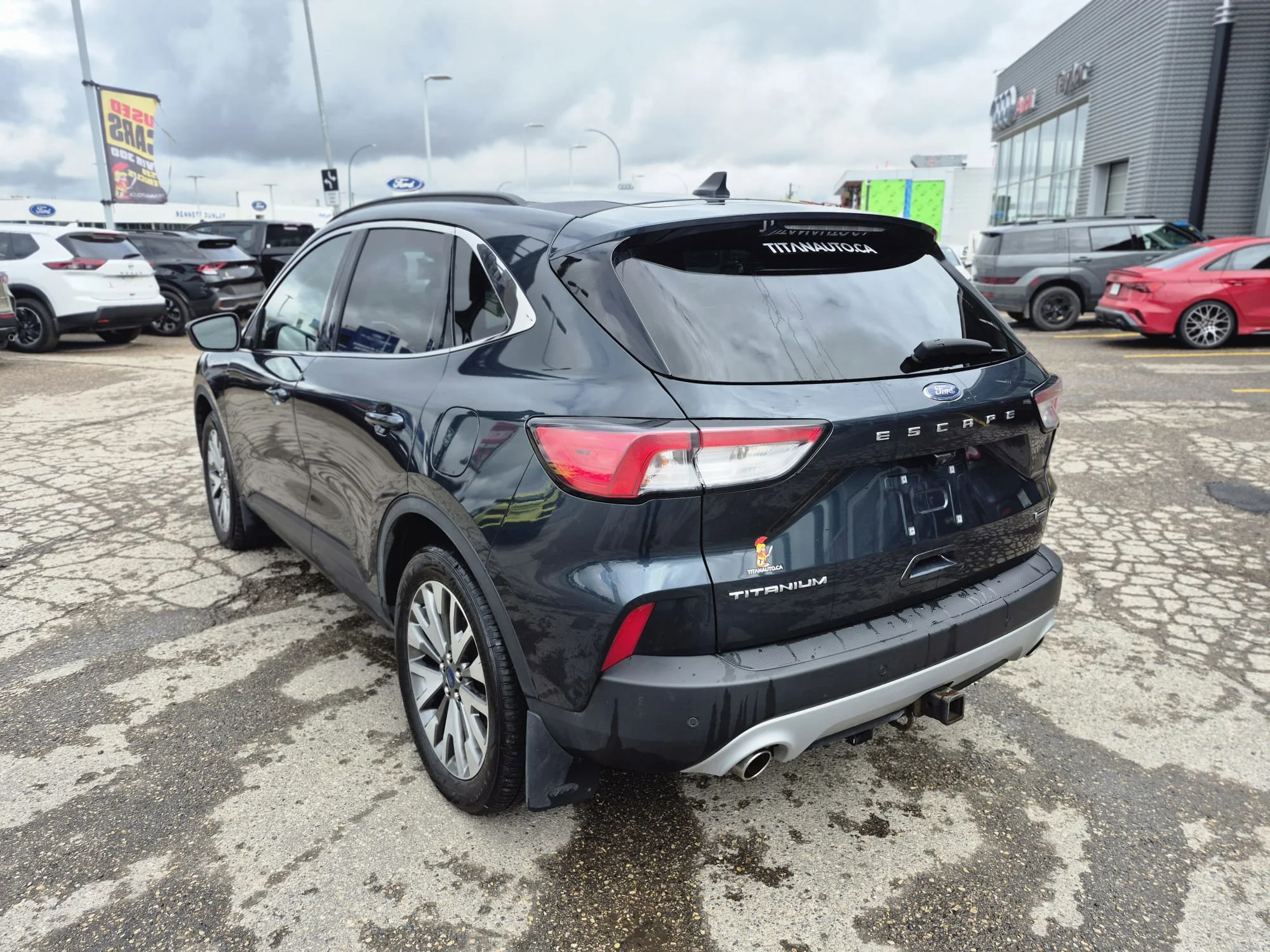 Certified Used 2022 Stone Blue Metallic Ford Titanium Hybrid AWD*Adaptive Cruise | Remote Start | Nav | Htd Leather | Htd Wheel | Lane Keeping image 11