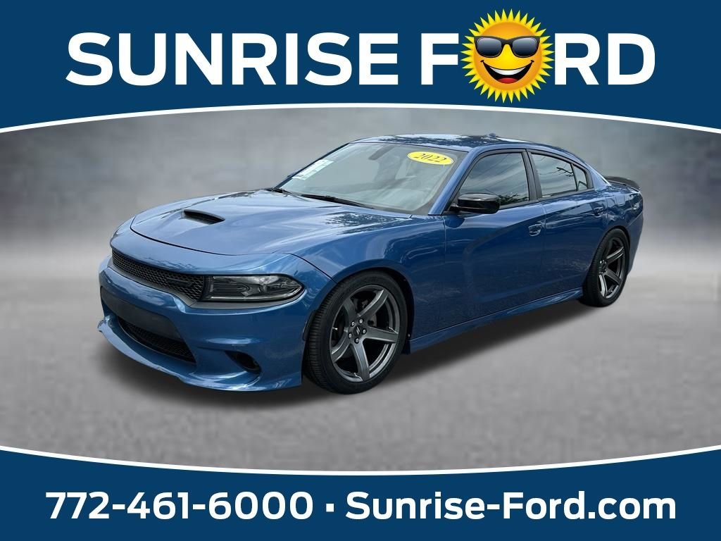 Used 2022 Blue Dodge R/T image 1