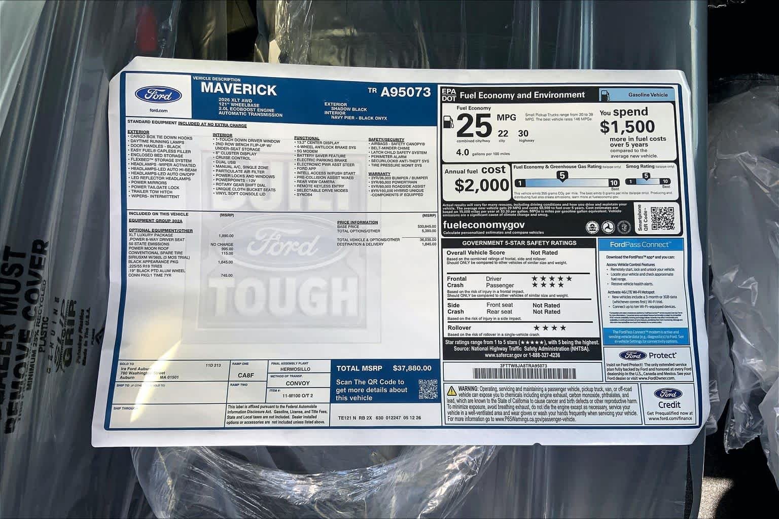 New 2026 Shadow Black Ford XLT image 18