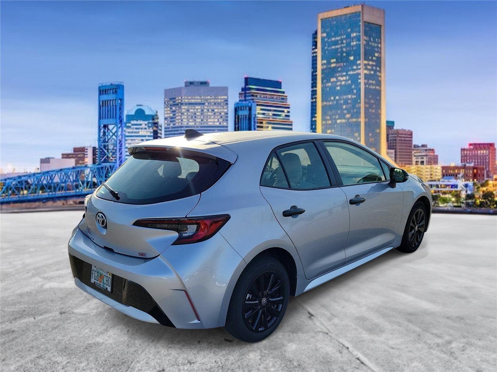 Used 2026 Classic Silver Metallic Toyota SE image 3