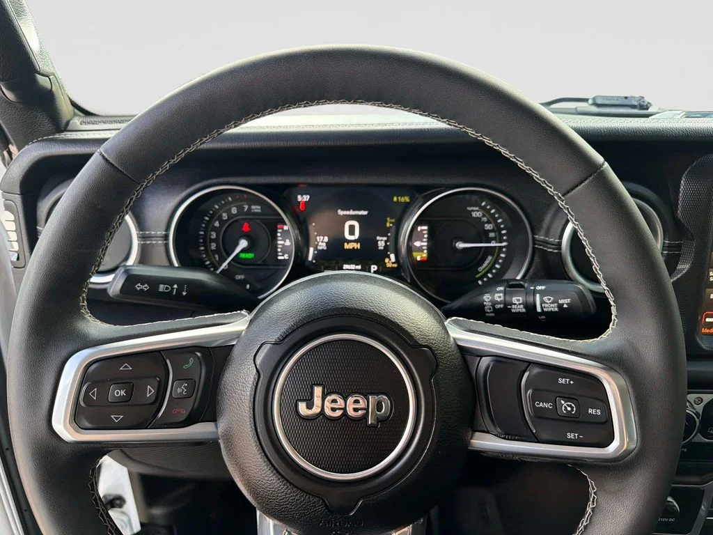 Used 2023 White Jeep Sahara 4xe image 27