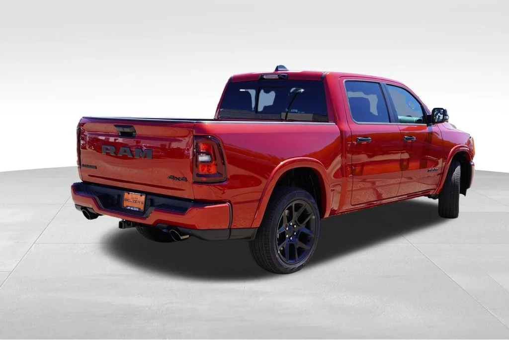 New 2026 Molten Red Pearl-Coat Exterior Paint RAM Laramie image 3