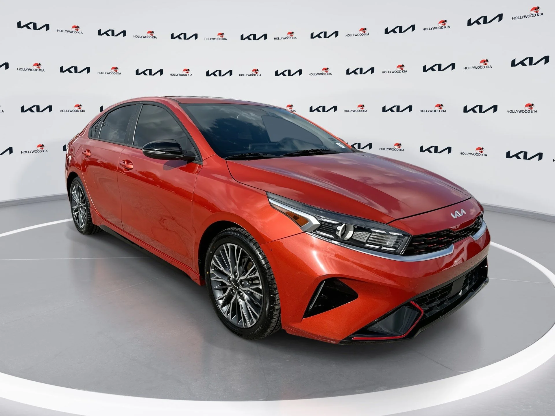 Certified Used 2022 Fire Orange Kia GT-Line image 1