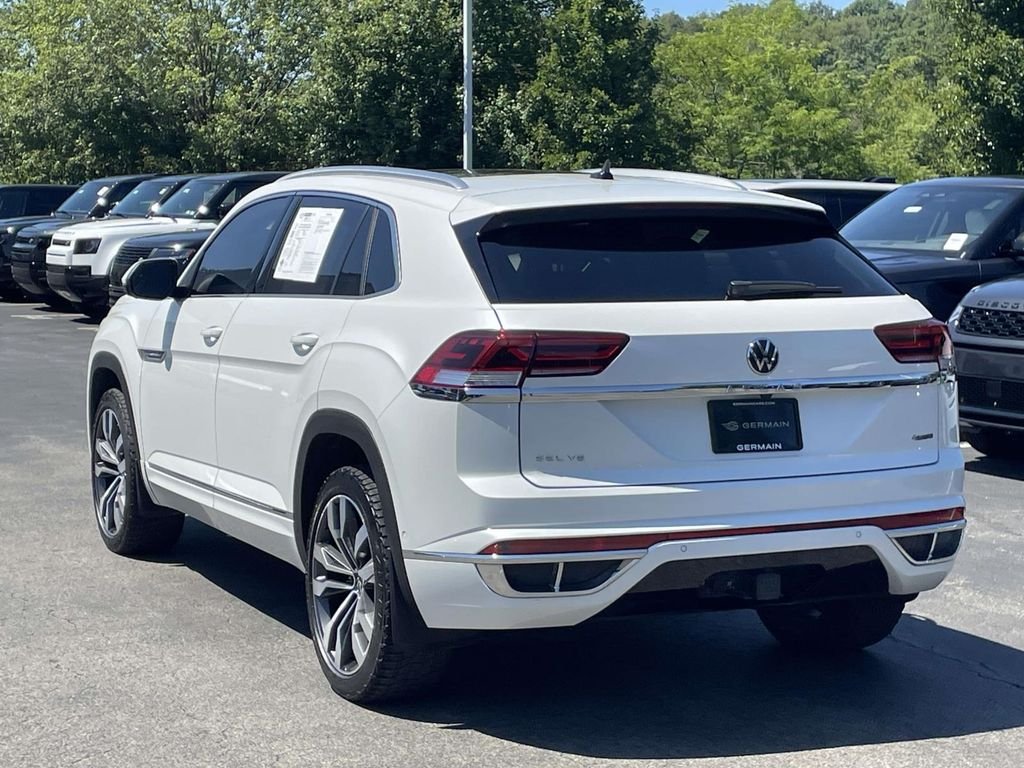 Used 2023 Opal White Volkswagen 3.6L V6 SEL Premium R-Line image 9