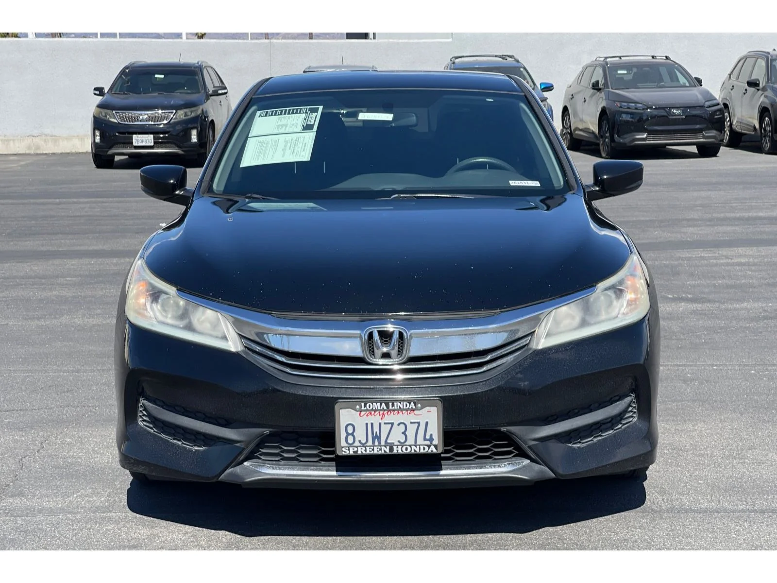 Used 2017 Crystal Black Pearl Honda LX image 9