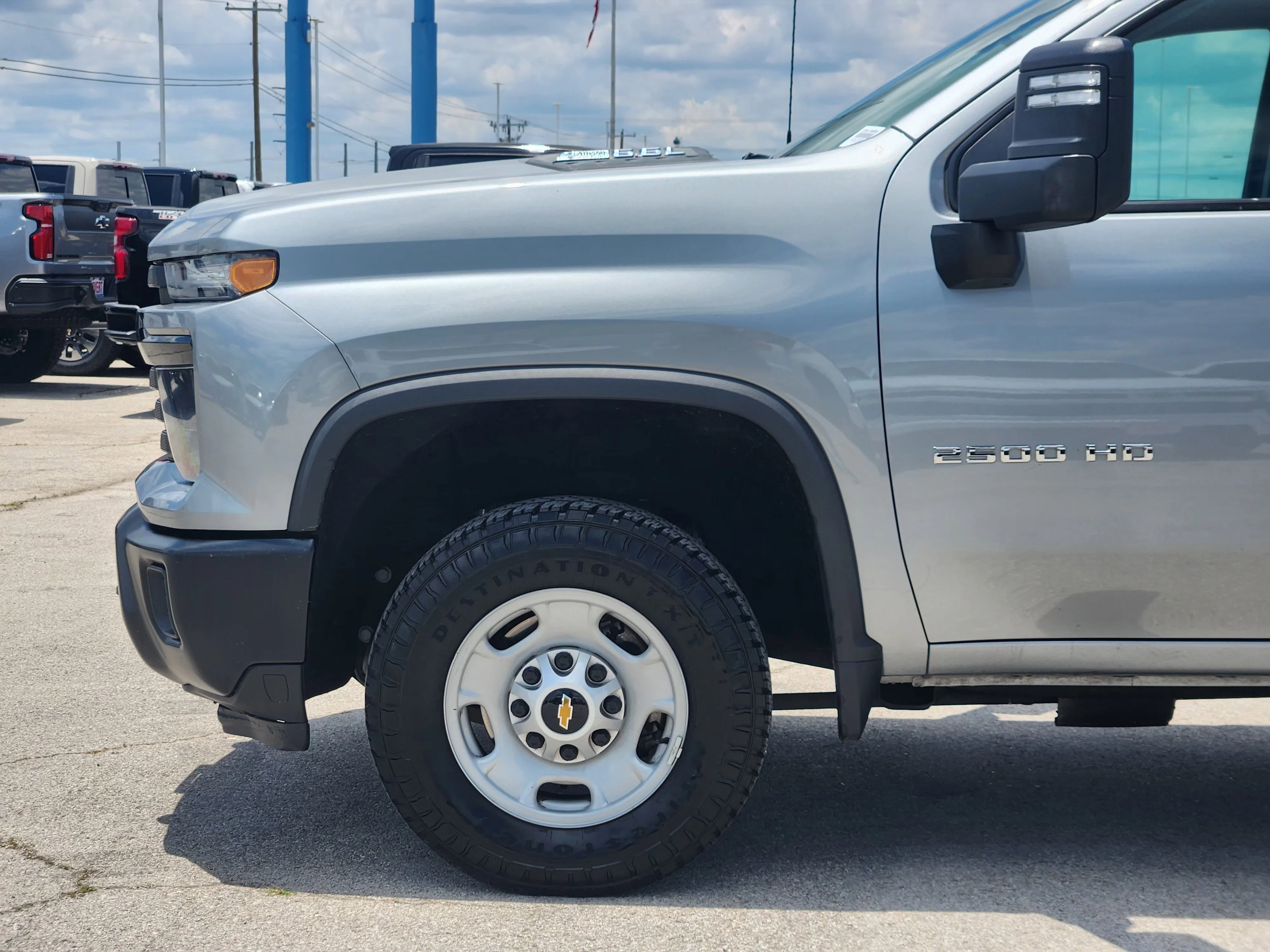 Used 2024 Sterling Gray Metallic Chevrolet Work Truck image 9